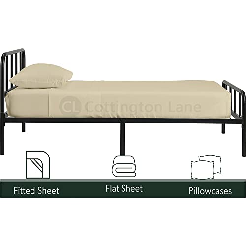 Cot Sheets 30X75 Set Cotton-Cot Sheets 30" X 75" Fitted Cot Sheet Perfect For Narrow Twin, Rv Bunk, Camping Cot, Guest Bed Replacement-Sheets For Cot Bunk Bed-Cot Size Mattress Sheets(Parchment) #TOP1