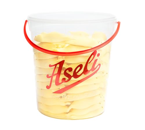 Aseli Eierlikörmäuse-Eimer 1100g / 1.1kg Eimer mit Henkel nur echt mit handdekorierten Augen direkt vom Hersteller gluten-frei laktose-frei