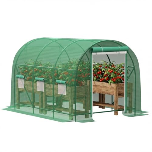 10×7×7 FT Greenhouses for Outdoors Heavy Duty, Large...