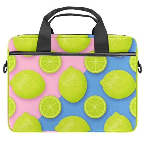 Sacoche à bandoulière pour ordinateur portable 14 pouces motif citron