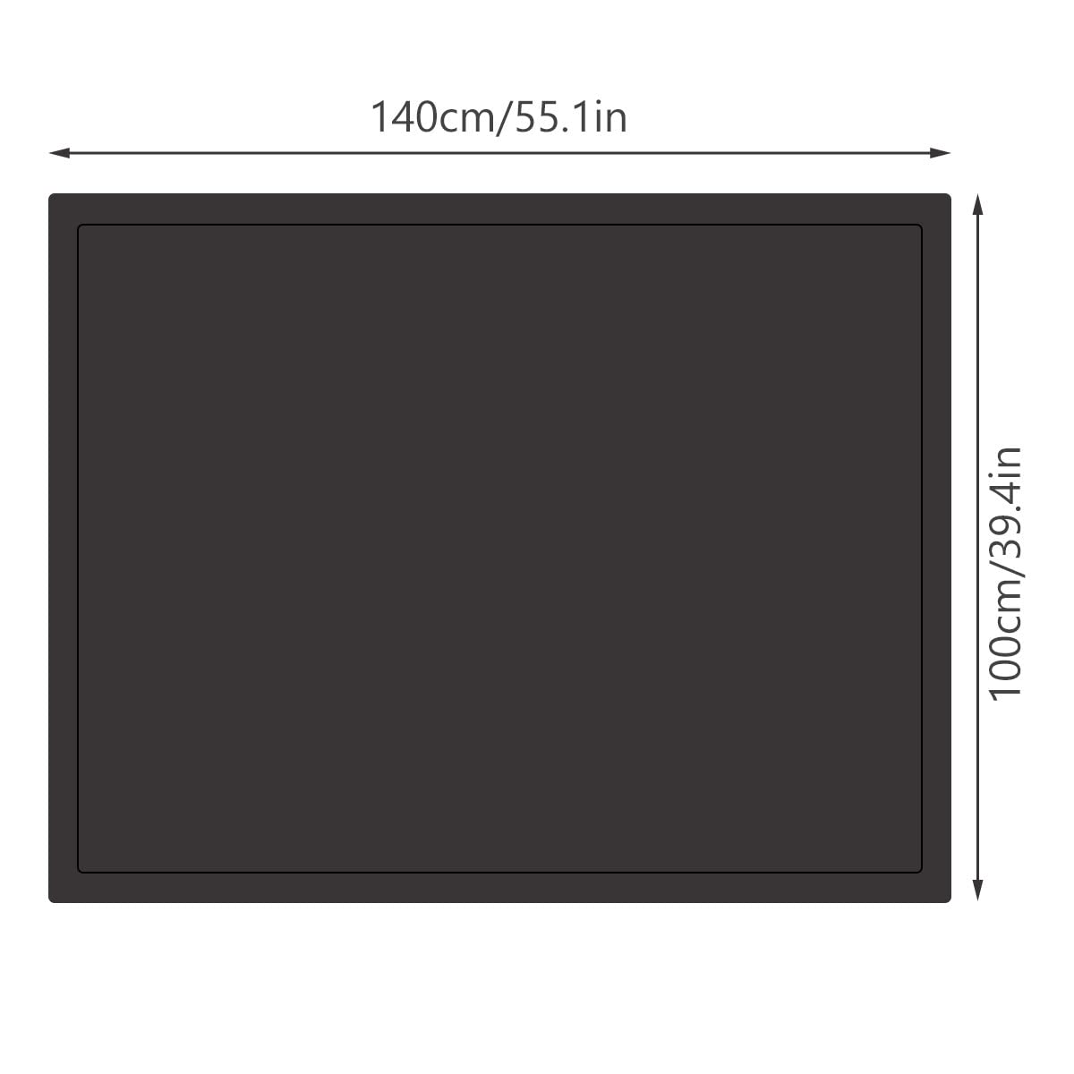 Muross Großer Sitzsack Stuhl Sofabezug Wasserdicht Outdoor Lazy Seat Bag Couch Cover ohne Füllstoff für Erwachsene Kinder Weiche Tatami Stühle Bezüge für Zuhause Garten Wohnzimmer (140 x 100 cm)