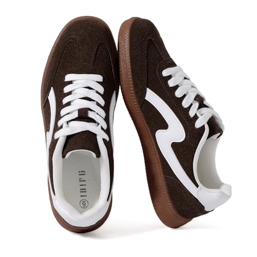 Image of IDIFU Womens Fashion Sneakers Comfortable Cute Casual Tennis Shoes | Non Slip Memory Foam Lightweight Trendy Retro Sneakers