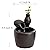 fountain ceramic mini modern design water feature indoor tabletop desktop home decoration office kitchen gift (Black)