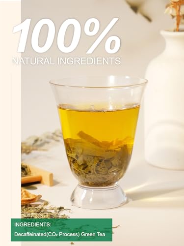 Image of TeeLux Decaf Green Tea Loose Leaf, CO2 Decaffeinated Green Tea, 7 oz