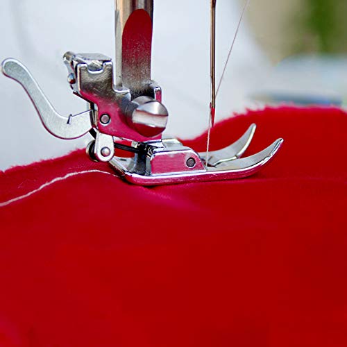 6 Pcs Sewing Machine Presser Foot Set Narrow Rolled Hemming Foot Kit for All Low Shank Snap-On Singer Brother Janome Sewing Machine