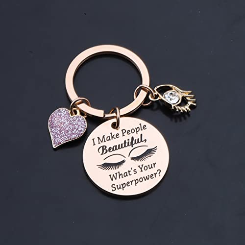 Image of WSNANG Lashes Artist Jewelry Eyelashes Artist Gift I Make People Beautiful What's Your Superpower Bracelet
