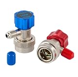 OMT R134a Adjustable Quick Coupler Adapters, Sliver