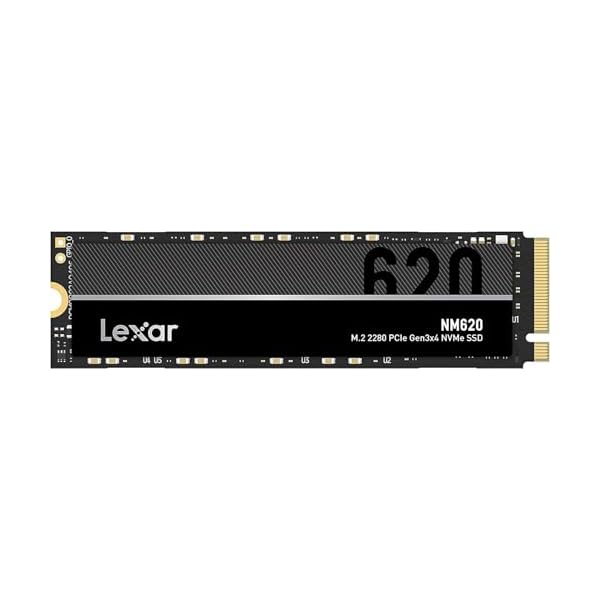 Lexar NM620 512GB SSD, PCIe 3.0 x4, NVMe 1.4, M.2 2280