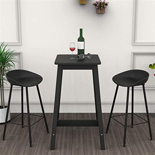 Barstool design en fer forgé robuste chaise de bar de 65 cm - 4