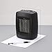 andily Space Heater Electric Heater for Home and Office Ceramic Small Heater with Thermostat, 750W/1500W