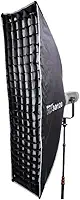 Triopo Softbox Retangular 30x120cm com Grid, Montagem Bowens, Sistema de Montagem Rápida