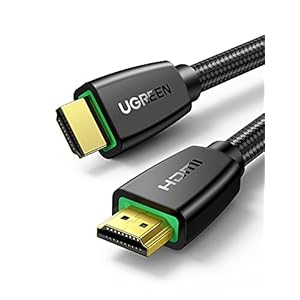 UGREEN 4K HDMI Kabel 2.0 Nylon 4K 30Hz voor 4K TV, Switch etc.Vergulde Contacten(2m)