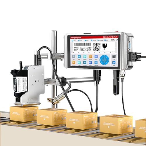 Phezer 1inch/25.4mm Automatic Online Inkjet Coding Machine PW1-1 for...