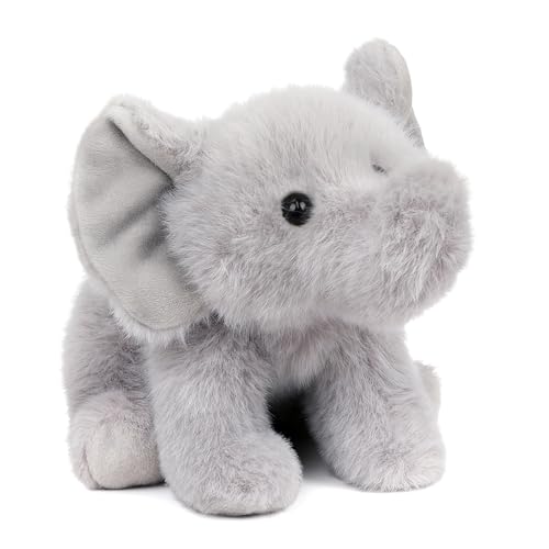 Mushymallow Adorable Elephant Stuffed Animal Soft Stress Relief Plush Toy Cute Birthday Gifts for Boys Girls Kids Toddlers