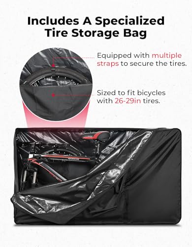 KEMIMOTO Heavy-Duty Bike Travel Bag