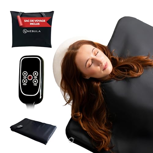 Nebula Couverture De Sauna Infrarouge 500W | Spa A Domicile Portable Et Imperméable Pour Une Récupération Rapide, La Détente, La Détox | Inclut Une Télécommande...