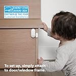 ecobee Smart Sensor for Doors & Windows 2 Pack - Wifi Contact Sensor for Home Security, Energy Savings - Compatible with Smart Thermostats - Temperature sensor, white - Image 2