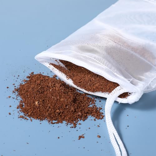 Image of QfwdfcTrenz 4 Pack 180μm Aquarium Filter Bags Aquarium Filter Bag Mesh Bags Drawstring Media Bag for Aquarium Purigen Packets for Aquarium Filter 7.5 * 3.6 inch Extra Fine Filter Impurities
