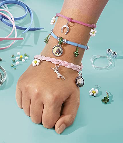 Creativity 29538 Creativity Pretty Pony - Bastle deine eigenen Armbänder mit verschiedenen Pferdeanhängern und Perlen, piccolo