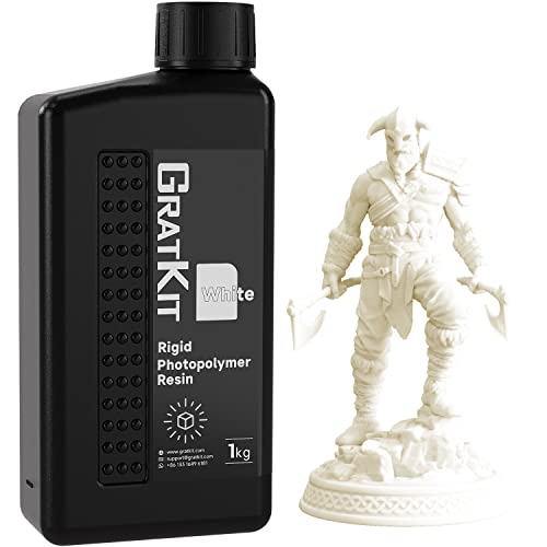 GratKit 8K 3D-Druck Resin, 1000g hochpräzises 405nm Photopolymer Harz, 1kg geruchsarmes...