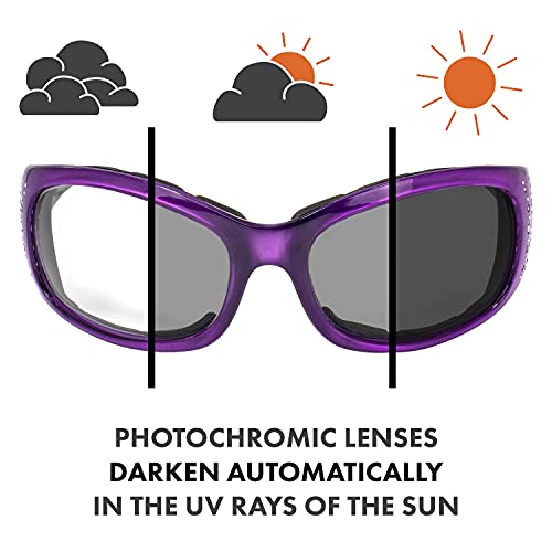 Global Vision Eyewear 24 Marilyn 2 Plus Riding Sunglasses with Clear to Smoke Photochromatic Lens2