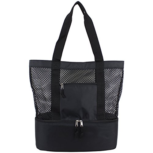 Eastsport Mesh Tote Insulated Cooler Beach Bag2