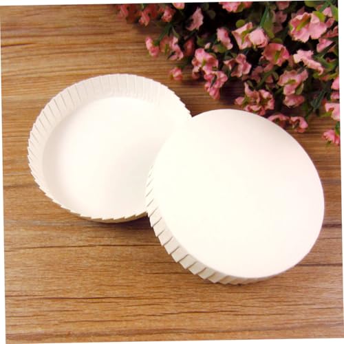 Couvercles anti-débris jetables blancs pour gobelets de réception - 6