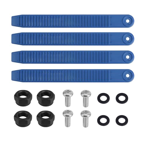 BOXOB 4pcs Snowboard Strap Binding Replacement, 20x2.1cm/7.87x0.83in Snowboard Ankle Ladder