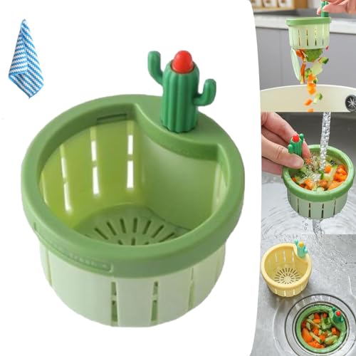 Colador para fregadero de cocina diseño cactus plástico