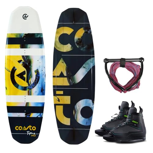 Brunelli COASTO Topaz 140 Package Wakeboard Flex manubrio con rilegatura 39-46