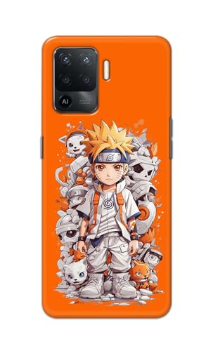 Image of PRINTFIDAA Printed Hard Back Cover Case for Oppo F19 Pro | Oppo A94 | Oppo Reno5 F | Reno 5 F Back Cover (Famous Anime Cartoon Character) -112
