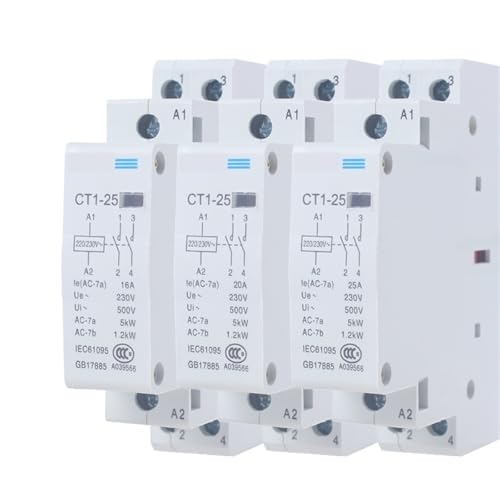 Contacteur de puissance domestique CT1 2P 25A pour tableau