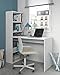 Habitdesign 008314A - Escritorio y estantería reversible, mesa de oficina o escritorio...