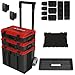 Produktbild Original Einhell E-Case Tower Systemkoffer-Set (max. 120 kg, bestehend aus 3 Koffern inkl. Zubehör, Aufbewahrung & Transport von Zubehör und Werkzeug, stapelbar, verknüpfbar)