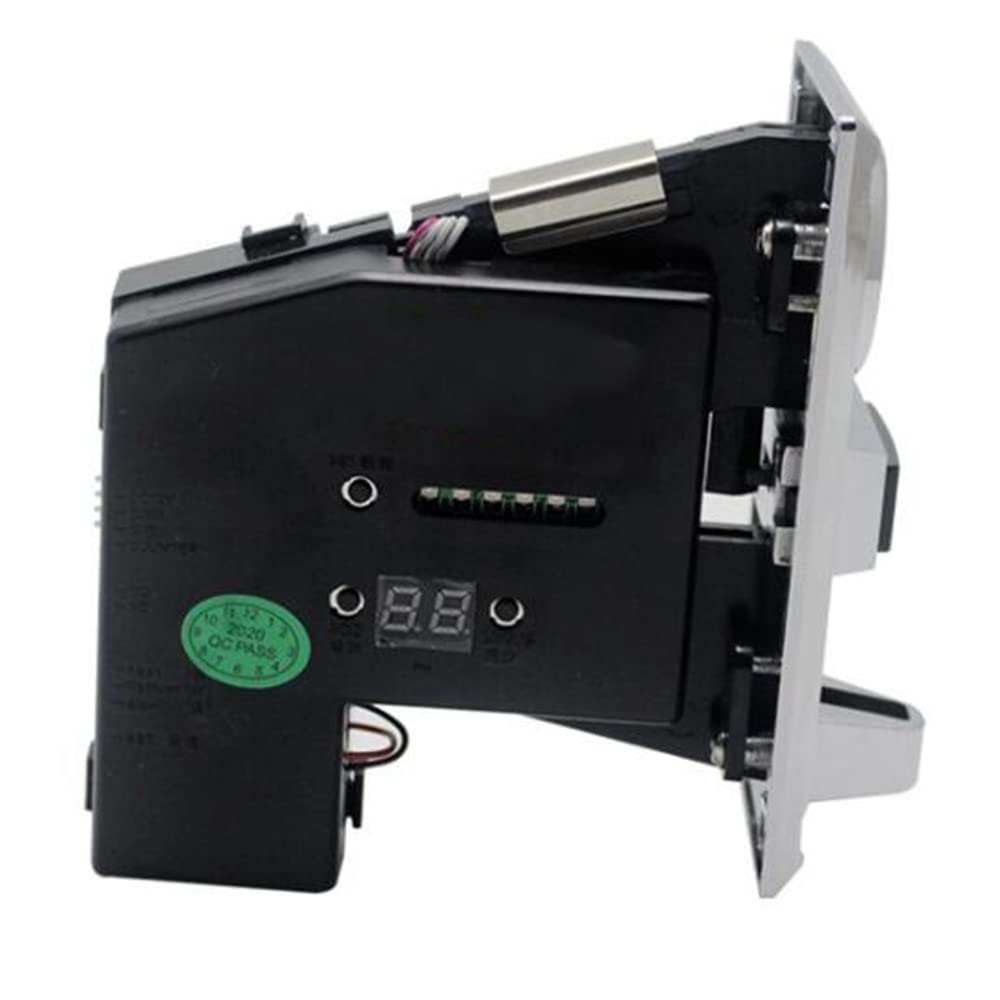 Mecanismo de Selector de Aceptador de Monedas Enrollable ElectróNico de PláStico Programable Duradero Selector de Monedas Lateral