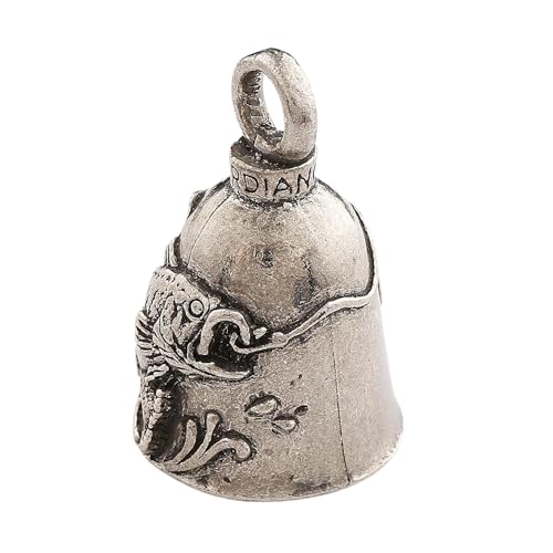 Image of Guardian Bell Bass Fish Good Luck Bell w /Keyring & Black Velvet Gift Bag | Motorcycle Bell | Lead-Free Pewter | Good Luck Gift to Friends & Family | Bike Bell | Made in USA