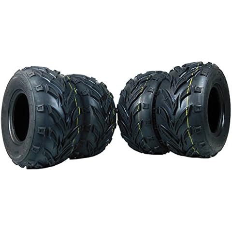 MASSFX ATV/ATC Tire Set - Four 16x8.00-7 - 4 Ply Rating - 1/4" Tread Depth - 16x8x7 (Four Pack) Cover