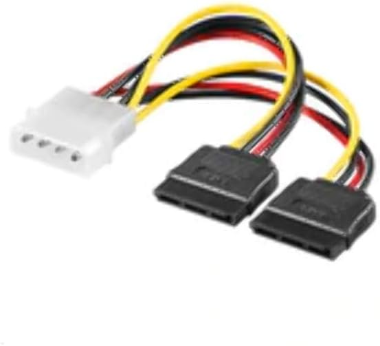 SATA Power 4pin-2x15pin 0,2m
