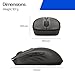 HP 400 Quiet Wireless Mouse, Dual Bluetooth & 2.4GHz, Soft Silicone, Quiet Clicks, Microsoft Wheel, 24-Month Battery, 6000 DPI, Ambidextrous, Eco-Friendly Design, Multi-OS, Black