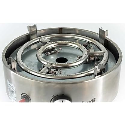 foodis Crepes-Maker 5000W inkl. Crepewender & Teilverteiler - Gastro Crepe-Maschine 40cm mit Gasbetrieb - Crepemaker, Pfannkuchen Gerät, Crepe-Eisen – Bild 5