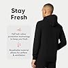 FM London Mens Hyfresh Zipped Hoodie, Black, XXL UK #3