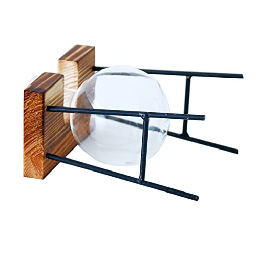 RORPOIR jarrón de Bulbo de Maceta de Vidrio Home Decor decoração casa jarrones de propagación de Pared para Plantas Solar Bol maceteros Redondos de Cristal contenedor de Plantas de Flores