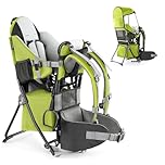 Baby Toddler Hiking Backpack Carrier for Outdoor Baby Back Carrier (Green)