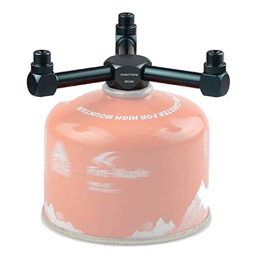 DECDEAL Fogão Fogão Splitter Lindal Válvula Adaptador de Tanque de Propano para Caminhadas Picnic CH