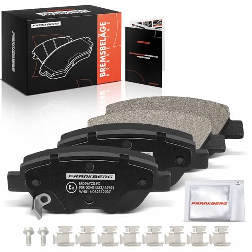 Frankberg Brake Pad Set incl. 4x Pads Front Compatible with Corsa D S07 Adam M13 Doblo MPV 119 223 Doblo Box/MPV 223 Replace# 1605226,1605184
