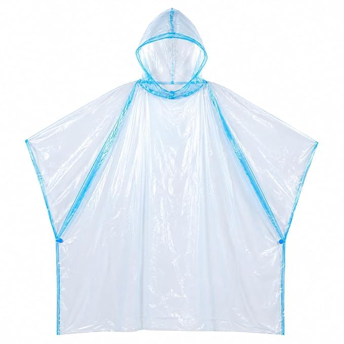 Kids Disposable Raincoat with Hood & Portable Storage Case | Waterproof Emergency Rain Poncho for Boys & Girls | Lightweight Travel Rainwear with Clip-On Carry Case | Compact Monsoon Rain-image-29