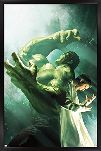 Trends International Marvel Comics Hulk - Incredible Hulk #7.1 Wall Poster, 22.4L x 14.7W, Black Framed Version