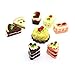 Produktbild gzzebo Miniatur-Imitation, Schokolade, Kirschkuchen, 8 Stück, Kunstharz, Multi