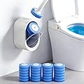 SOPAMI Disposable Toilet Cleaning System - Toilet Wand Kit with 16 High-Performance Refills, Wall Mounted Toilet Brush and Holder for Deep Cleaning Bathroom