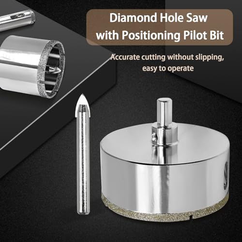 Image of 4-1 /2 Inch Diamond Hole Saw with Pilot Drill Bit